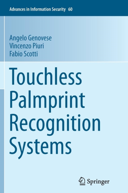 Touchless Palmprint Recognition Systems, Paperback / softback Book