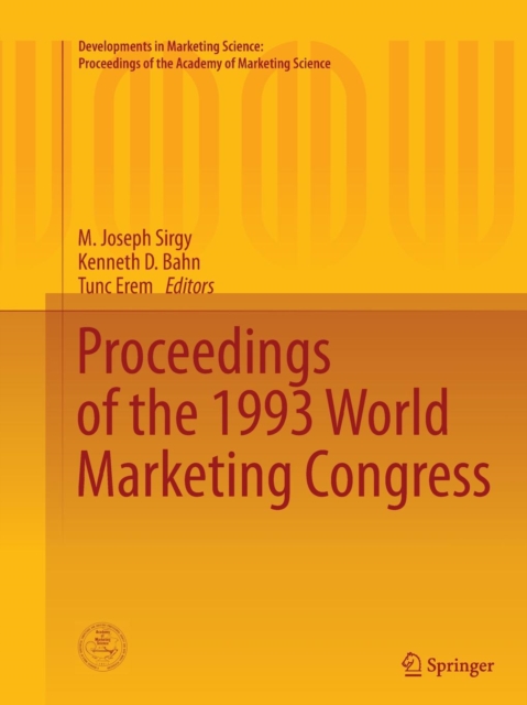 Proceedings of the 1993 World Marketing Congress, Paperback / softback Book