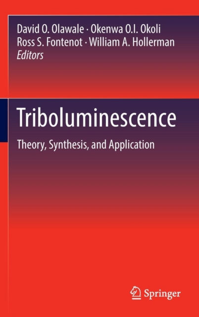 Triboluminescence : Theory, Synthesis, and Application, Hardback Book