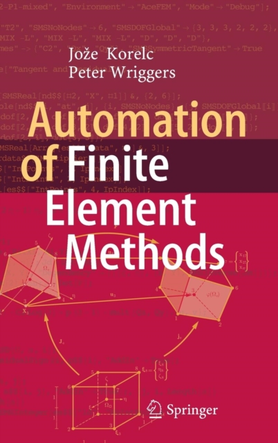 Automation of Finite Element Methods, Hardback Book