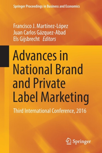Advances in National Brand and Private Label Marketing : Third International Conference, 2016, Paperback / softback Book