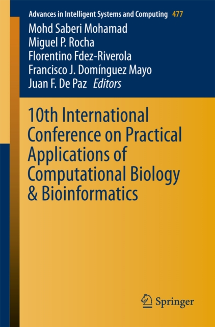 10th International Conference on Practical Applications of Computational Biology & Bioinformatics, PDF eBook