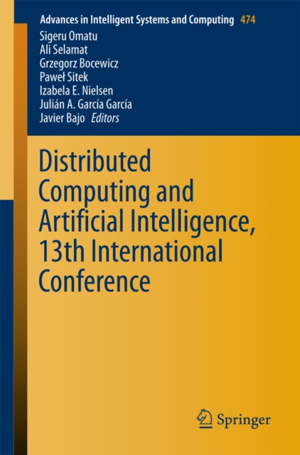 Distributed Computing and Artificial Intelligence, 13th International Conference, PDF eBook