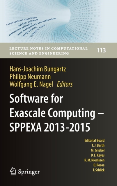 Software for Exascale Computing - SPPEXA 2013-2015, Hardback Book