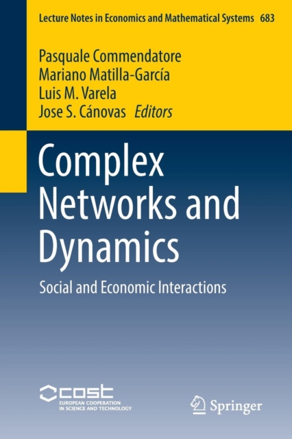 Complex Networks and Dynamics : Social and Economic Interactions, Paperback / softback Book