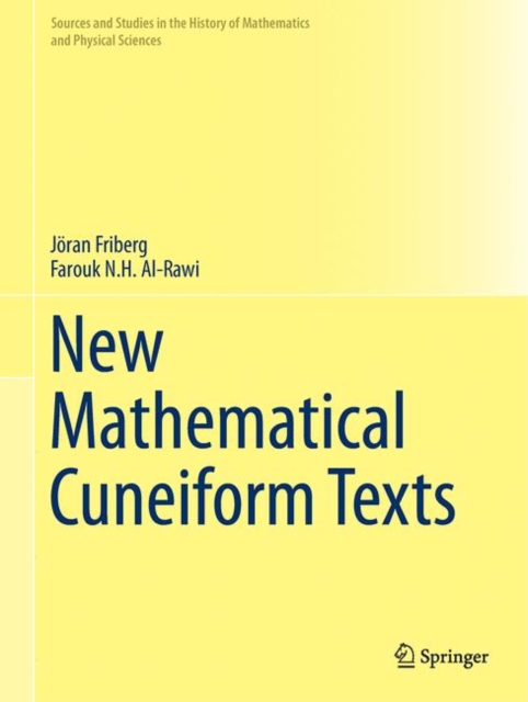 New Mathematical Cuneiform Texts, PDF eBook