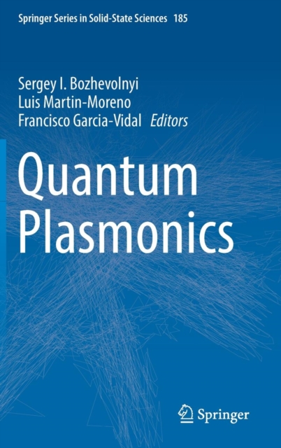 Quantum Plasmonics, Hardback Book