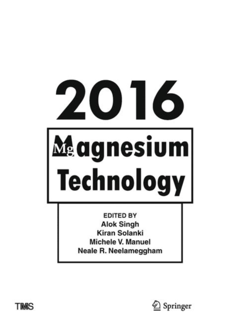 Magnesium Technology 2016, PDF eBook