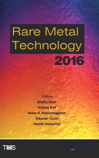 Rare Metal Technology 2016, Hardback Book