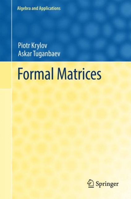 Formal Matrices, Hardback Book