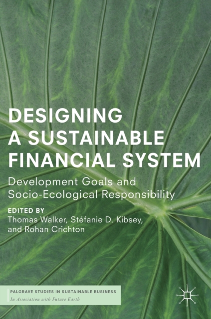 Designing a Sustainable Financial System : Development Goals and Socio-Ecological Responsibility, Hardback Book