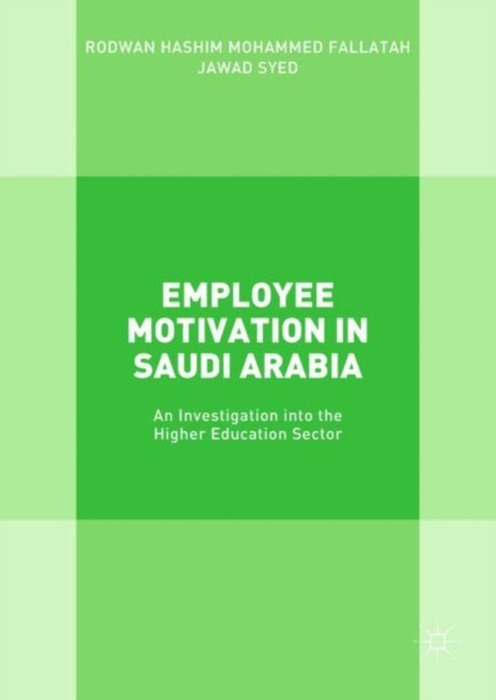 Employee Motivation in Saudi Arabia : An Investigation into the Higher Education Sector, Hardback Book