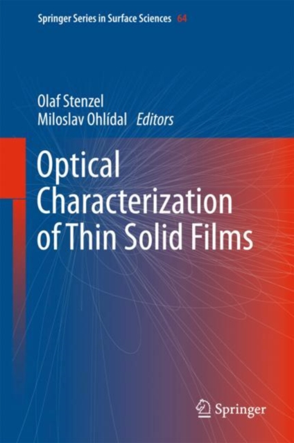Optical Characterization of Thin Solid Films, Hardback Book
