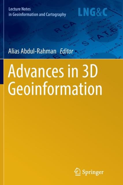 Advances in 3D Geoinformation, Paperback / softback Book