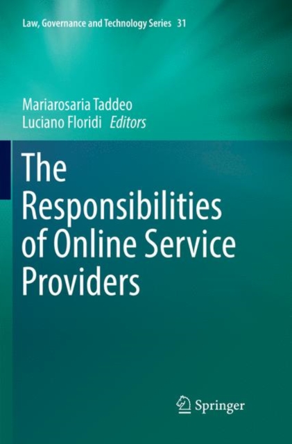 The Responsibilities of Online Service Providers, Paperback / softback Book