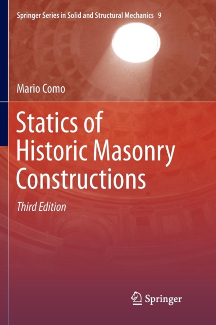 Statics of Historic Masonry Constructions, Paperback / softback Book