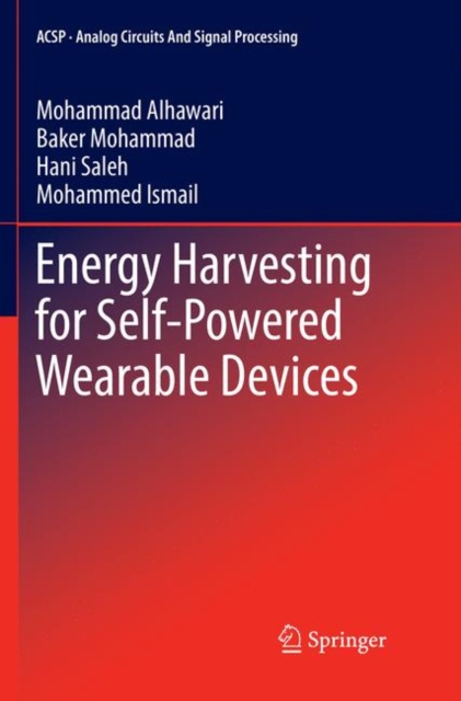 Energy Harvesting for Self-Powered Wearable Devices, Paperback / softback Book