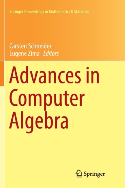 Advances in Computer Algebra : In Honour of Sergei Abramov's' 70th Birthday, WWCA 2016, Waterloo, Ontario, Canada, Paperback / softback Book