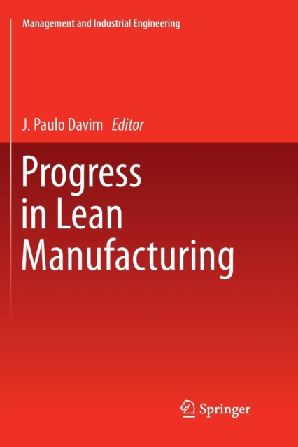 Progress in Lean Manufacturing, Paperback / softback Book
