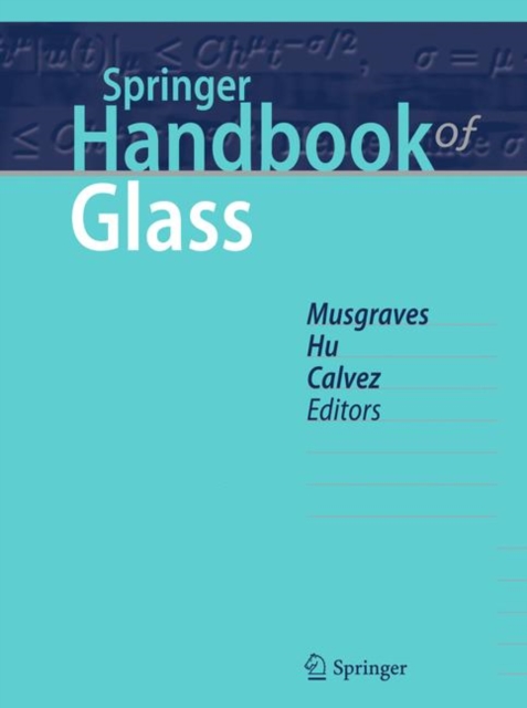 Springer Handbook of Glass, Hardback Book