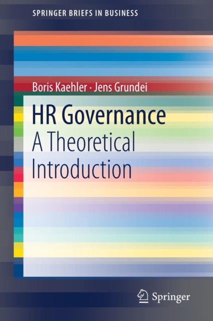 HR Governance : A Theoretical Introduction, Paperback / softback Book