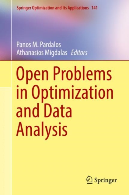Open Problems in Optimization and Data Analysis, Hardback Book