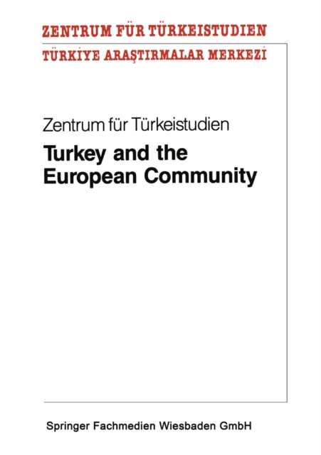 Turkey and the European Community, PDF eBook