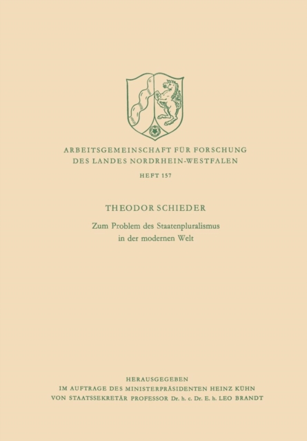 Zum Problem Des Staatenpluralismus in Der Modernen Welt, Paperback / softback Book