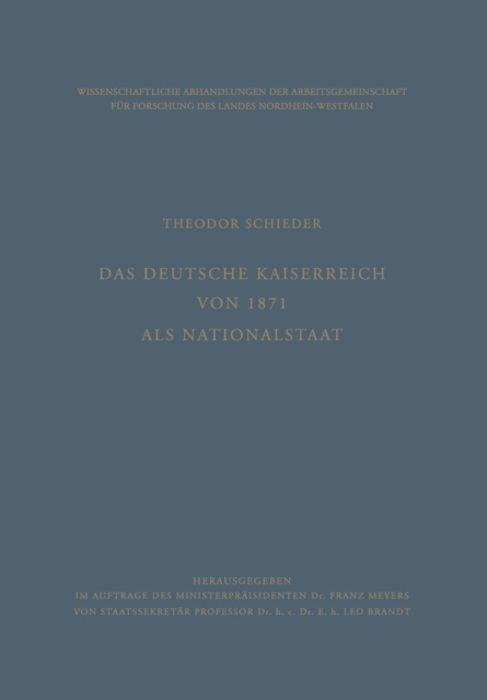 Das Deutsche Kaiserreich Von 1871 ALS Nationalstaat, Paperback / softback Book