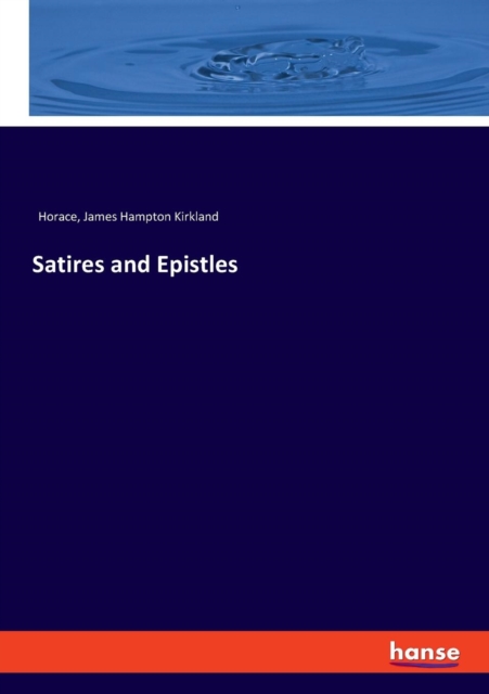 Satires and Epistles, Paperback / softback Book