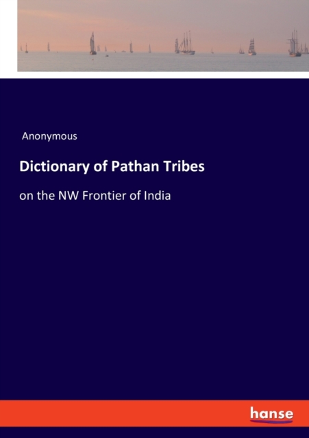 Dictionary of Pathan Tribes : on the NW Frontier of India, Paperback / softback Book