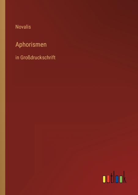 Aphorismen : in Grossdruckschrift, Paperback / softback Book