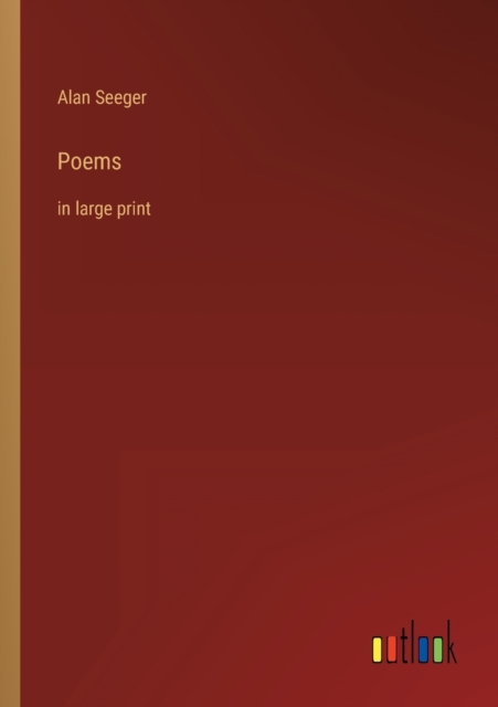 Poems : in large print, Paperback / softback Book