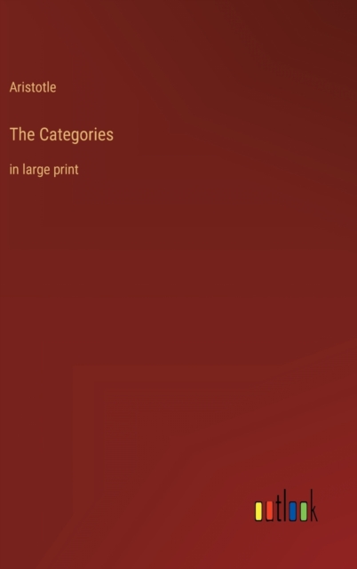 The Categories : in large print, Hardback Book