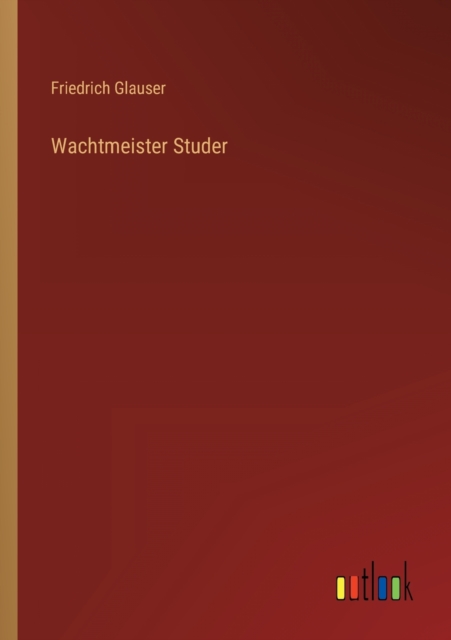 Wachtmeister Studer, Paperback / softback Book