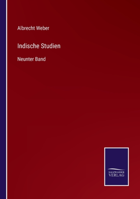 Indische Studien : Neunter Band, Paperback / softback Book