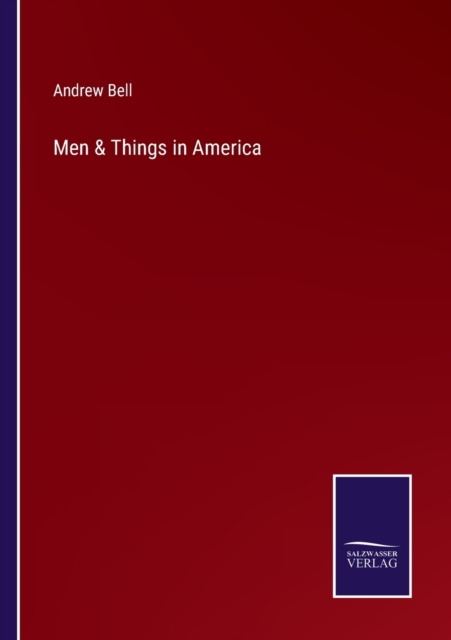 Men & Things in America, Paperback / softback Book