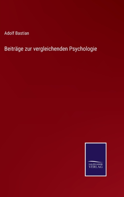 Beitrage zur vergleichenden Psychologie, Hardback Book