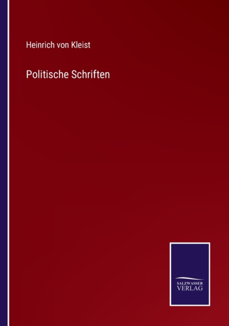 Politische Schriften, Paperback / softback Book