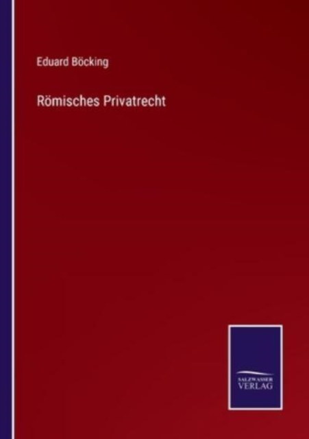 Roemisches Privatrecht, Paperback / softback Book