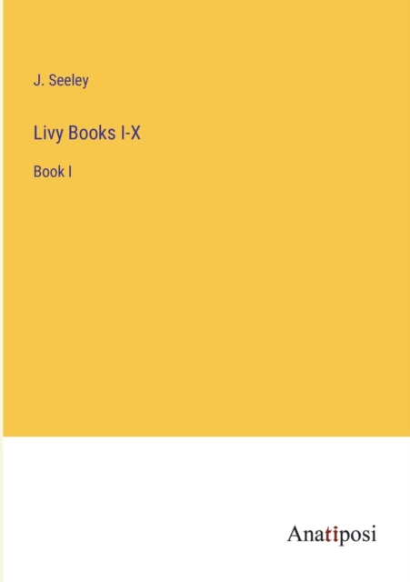 Livy Books I-X : Book I, Paperback / softback Book