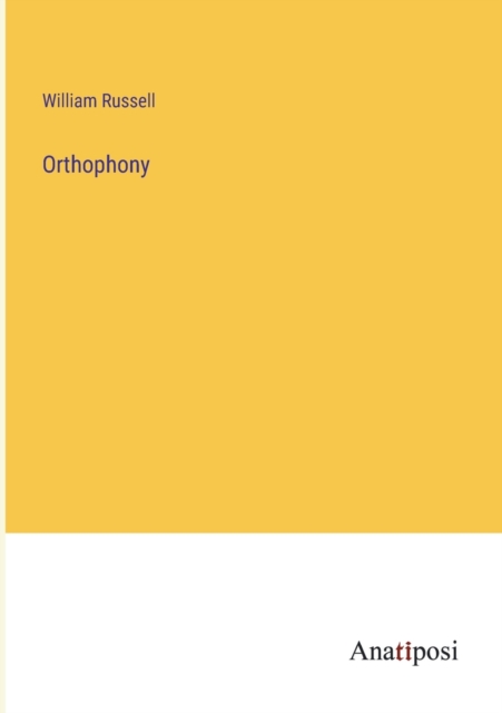 Orthophony, Paperback / softback Book