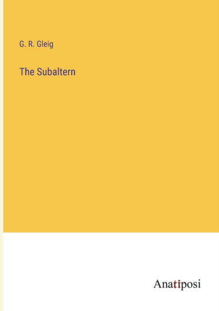 The Subaltern, Paperback / softback Book