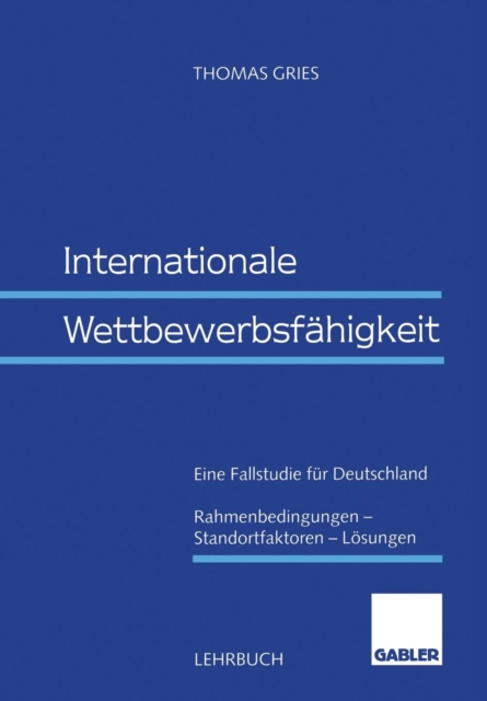 Internationale Wettbewerbsfahigkeit, Paperback / softback Book