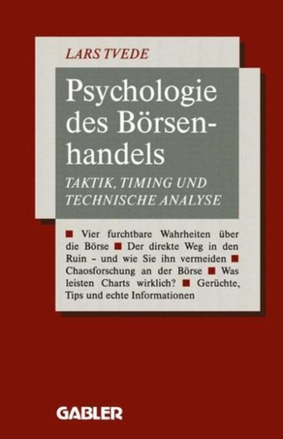 Psychologie Des Borsenhandels, Paperback / softback Book