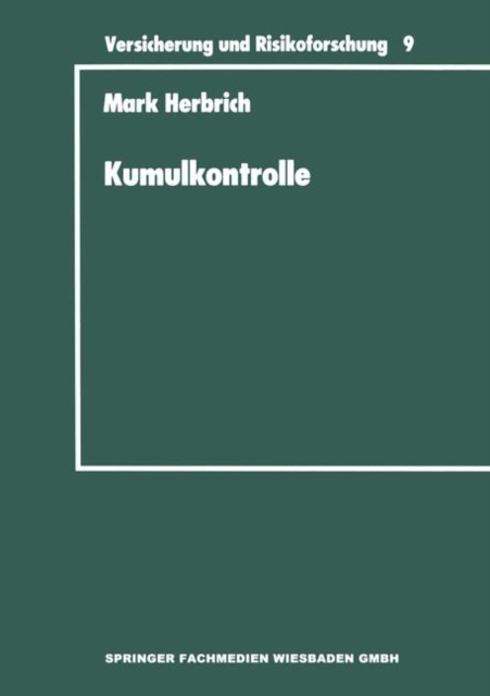 Kumulkontrolle, Paperback / softback Book