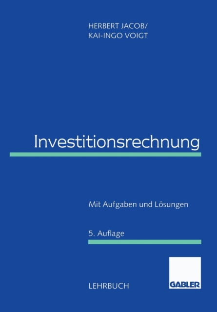 Investitionsrechnung, Paperback / softback Book