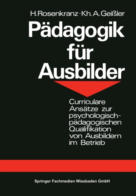 Padagogik fur Ausbilder, Paperback / softback Book