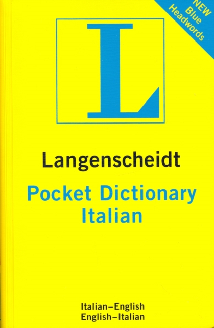 Langenscheidt Pocket Italian Dictionary: English-Italian & Italian-English, Paperback Book