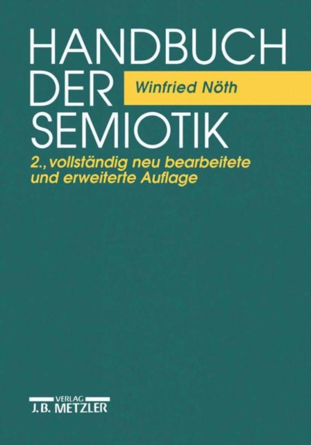 Handbuch der Semiotik, Hardback Book
